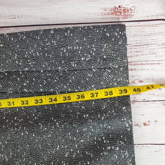 Zac Posen Gray Praire Wind/Black Tweed Sleeveless Pleated Whimsy Sheath Dress 12 - Picture 12 of 12